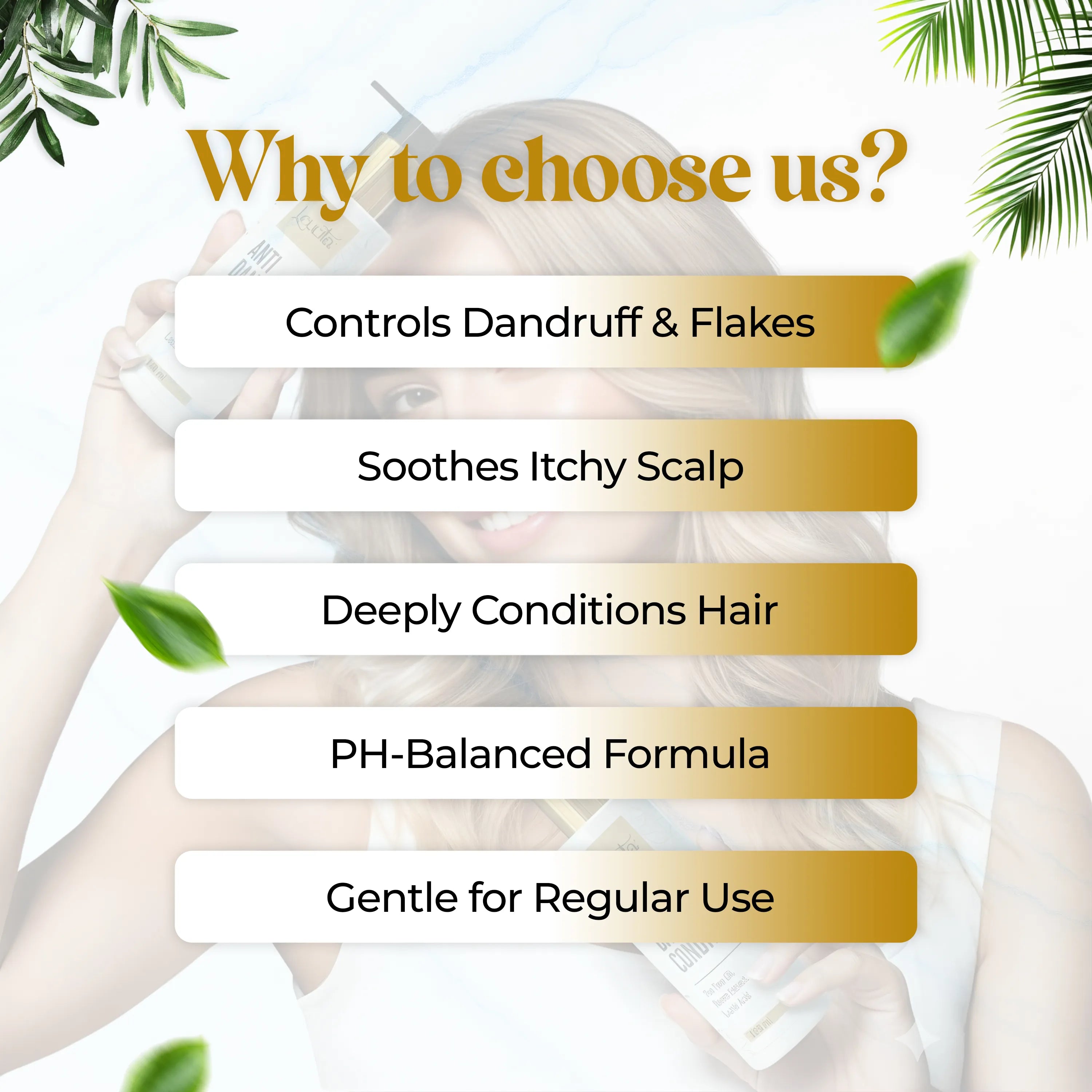 Leucita Anti Dandruff Conditioner for Calm and Healthy Scalp