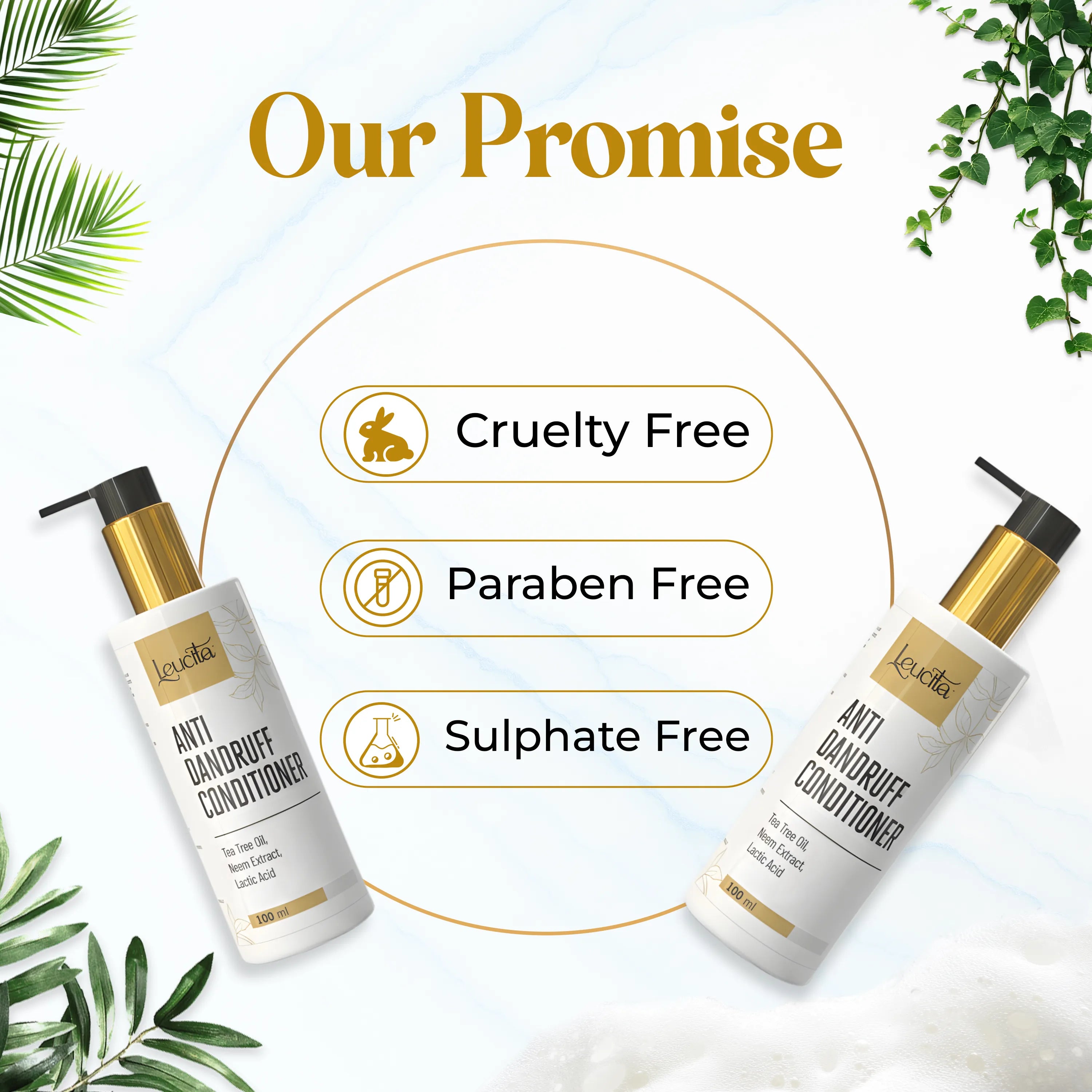 Leucita Anti Dandruff Conditioner for Calm and Healthy Scalp