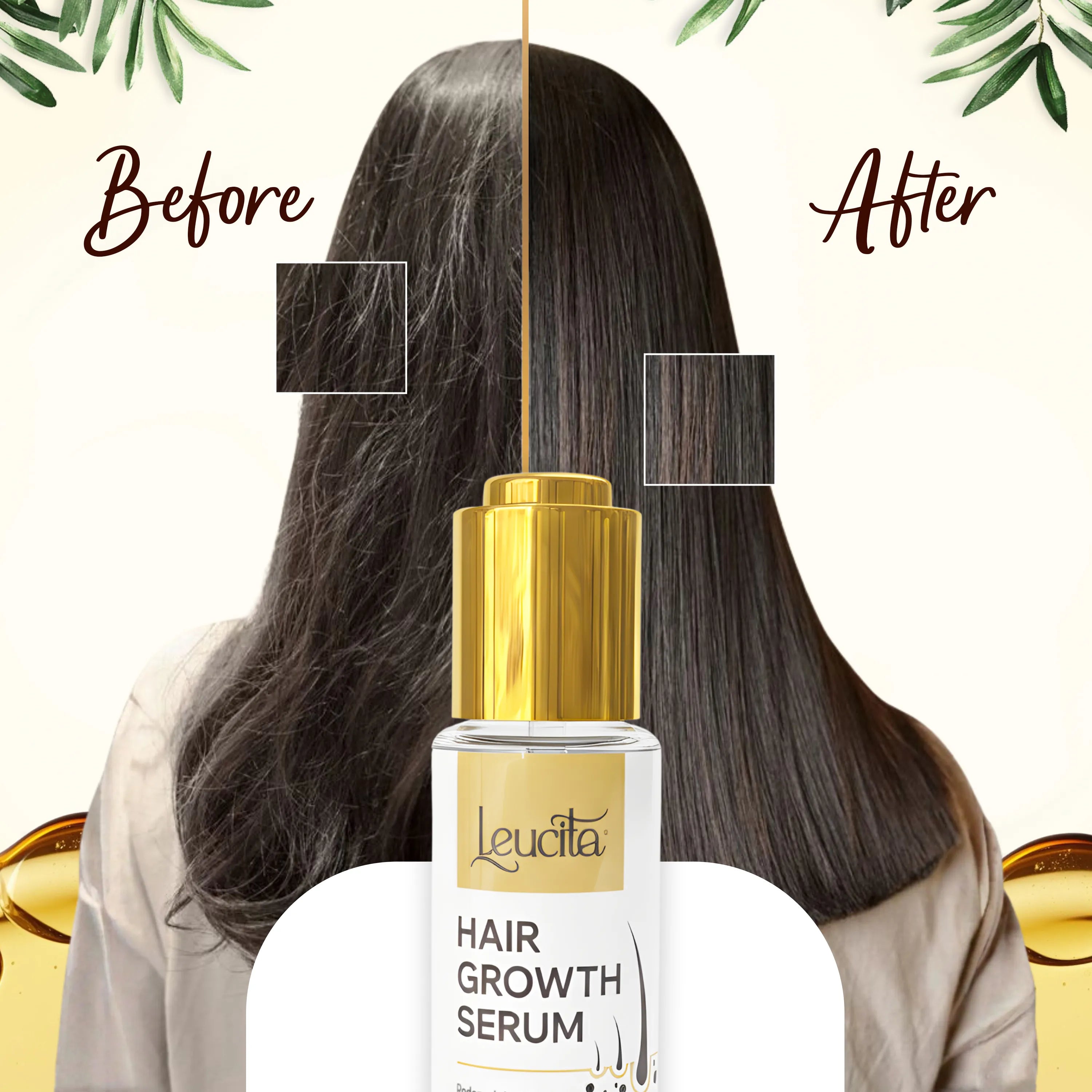 Leucita Hair Growth Serum for Thicker and Healthier Hair