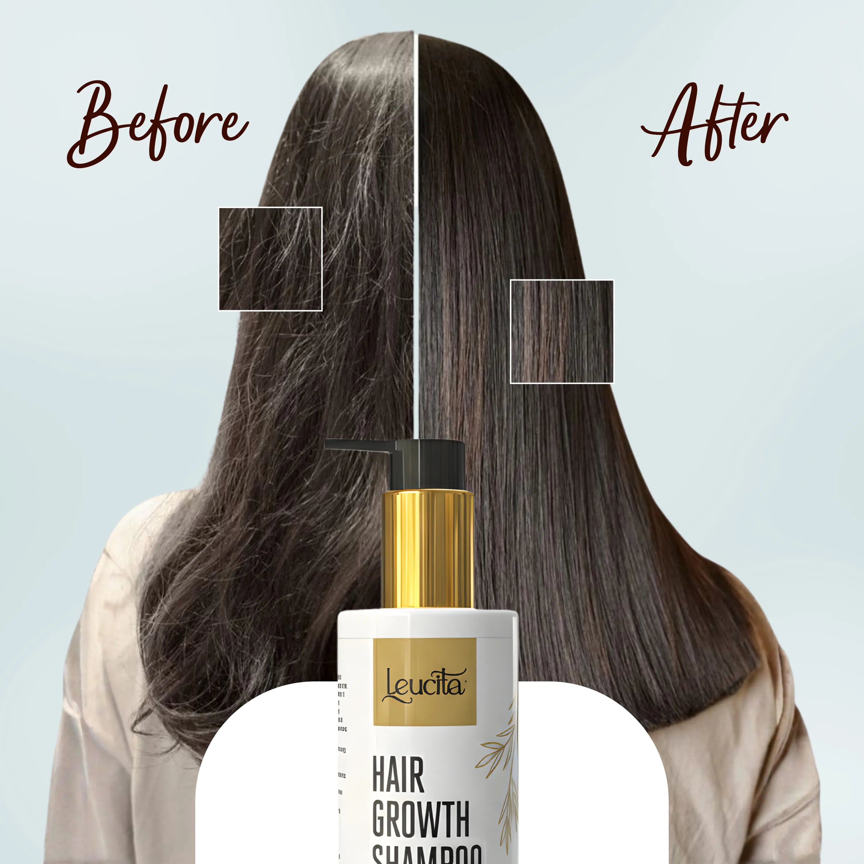 Leucita Hair Growth Shampoo for Stronger and Fuller Looking Hair